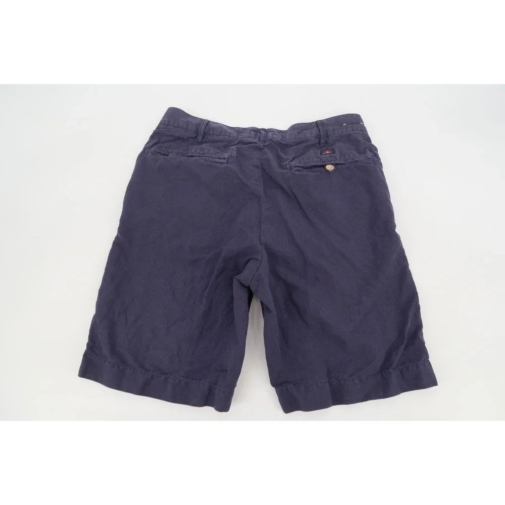 Faherty Malibu Shorts‎ Cotton Linen Blend Summer Dark Navy Men's Size 30